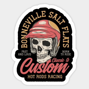 Classic and Custom Hot Rods Racing Sticker